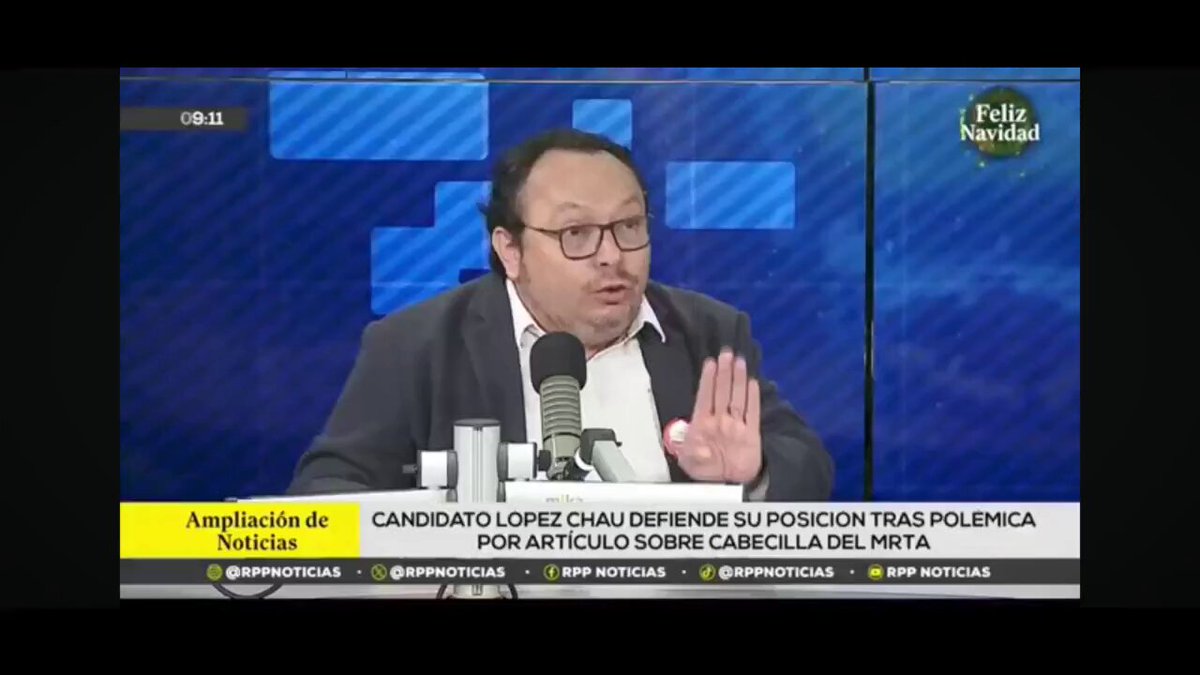 #OJO Alfonso López Chau no renunciará a su candidatura a la presidencia, aseguró Carlo Magno Salcedo, dirigente del partido Perú Ahora, pese a las críticas por un artículo de López de 1989 en el que calificó al terrorista Víctor Polay como "luchador político" RPP Noticias