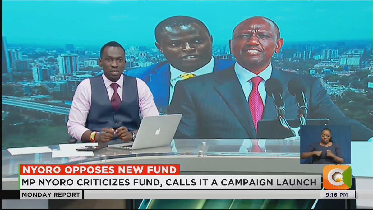 Nyoro Opposes New Fund: MP Nyoro criticizes fund, calls it a campaign launch Nyoro demands audit of Ksh 4T borrowed for BETA Nyoro: The economy and its fabric are wanting Nyoro says govt must fund basic critical services #CitizenMondayReport