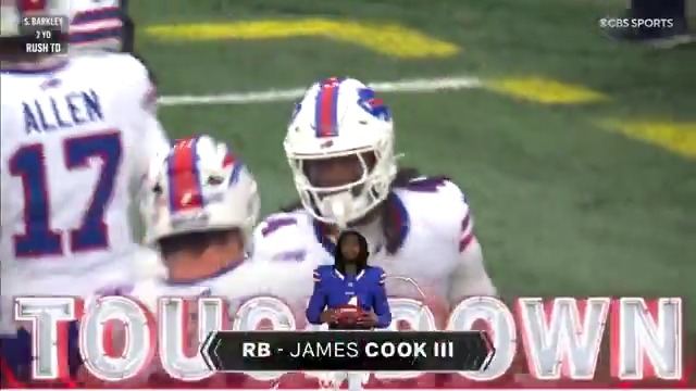 James Cook powered the Buffalo Bills back with 107 yards on the ground and a pair of touchdowns in New England 💪 James Cook