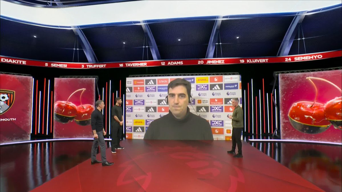 "We have good memories here... it's probably not going to be the same result!" Andoni Iraola is expecting a tougher challenge for Manchester United this season than previously 👀🍒