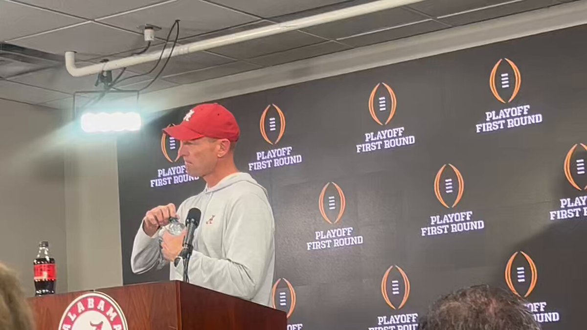 Kalen DeBoer asked will he be Alabama’s head coach next season. “Haven't talked with anyone, no plans of talking with anyone.”