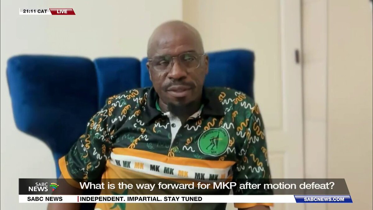 WATCH | MK Party KZN caucus whip Siphiwe Mbatha-Moyo has expressed disappointment after Premier Thami Ntuli survived a motion of no confidence, saying the democratic process was undermined. He adds that the Speaker’s sole responsibility was to allow voting by secret ballot.