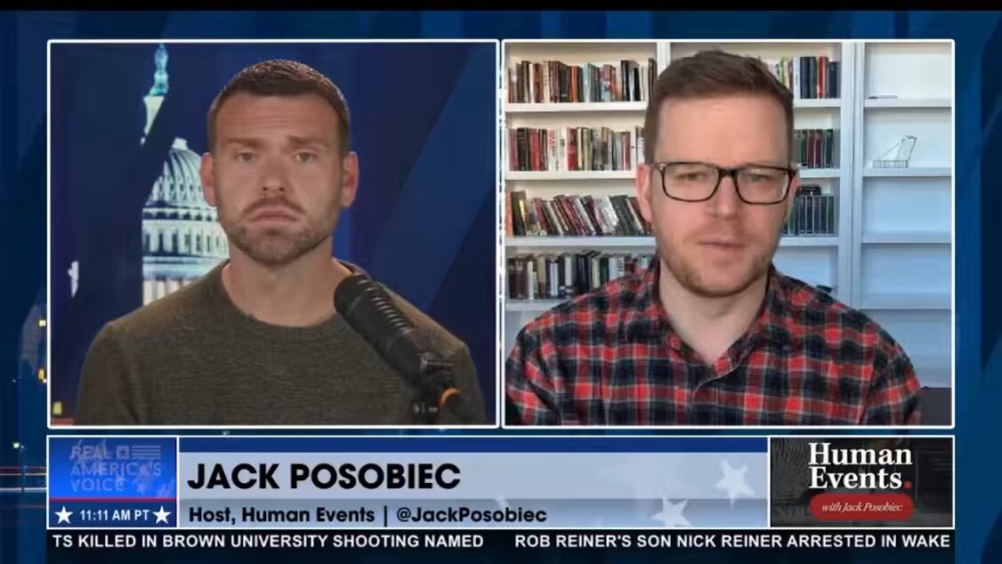 🔥 “GUNS DONT CAUSE MURDER PEOPLE CAUSE MURDER AS IT TURNS OUT & WE KNOW THESE MIGRANTS FROM THE MUSLIM WORLD ARE FAR MORE VIOLENT AND WE CAN STOP THIS BY NOT LETTING THEM IN IN THE FIRST PLACE." - Jack Posobiec Jack Posobiec has Will Chamberlain to discuss the ISLAMIST ATTACKS AT BONDI BEACH, AUSTRALIA. Will says it is time for the west to make a decision that we DON'T WANT ANY MORE OF THIS. One of them is a prominent X user that Jack says he has seen frequently on the platform. Will is correct that this was only able to go on for as long as possible is because NOBODY ELSE HAD A GUN and he was able to use a hunting rifle to take his time. Jack Posobiec says Australia has the HIGHEST RIGHT OF IMMIGRATION ACROSS THE ENTIRE WEST...THEIR FOREIGN BORN POPULATION IS OVE 30%. WOW.