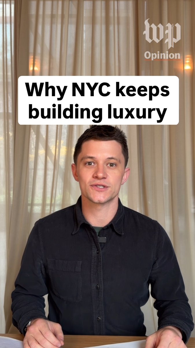 New York City is the most expensive place on earth to build new housing. Why is that? @RealNileBerry breaks down why costs are so high, resulting in so many luxury apartment buildings. But, he argues, it doesn't have to be this way. Other cities have found common-sense ways to fix the rules. New York City should be next.