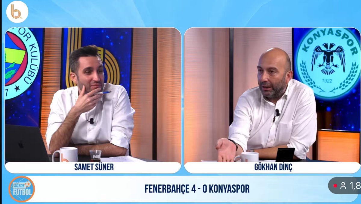 🗣️Gökhan Dinç: "Bu Kerem’e Araplar bile 5 milyon € bonservis vermez. Neyine verecek?” 🗣️Samet Süner: "Verirler, Barış’a 40 verdiler, Kerem’e de en az 20-30 verirler." 🗣️Gökhan Dinç: "Barış çatır çatır oynuyor. Barış’a gelir 40 milyon…"