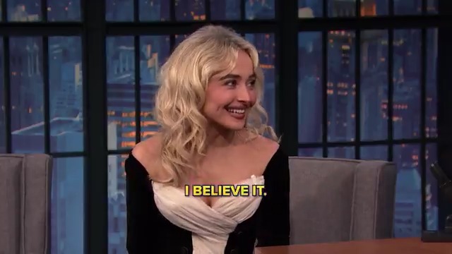 TOMORROW! Don’t miss an all-new Day Drinking with Seth Meyers and Sabrina Carpenter 🍻