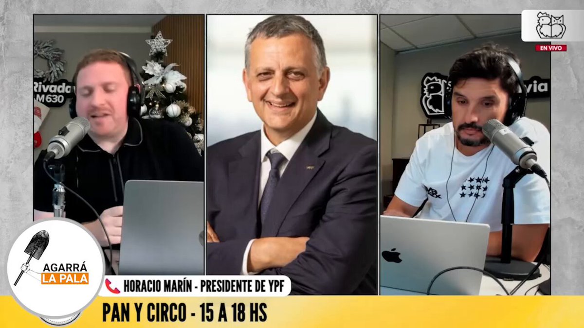 🚨🦁 EL PRESIDENTE DE YPF HORACIO MARIN LE AGRADECE AL PRESIDENTE MILEI TRAS EL VIAJE A OSLO 👏 “Tenía el mameluco de YPF, le agradezco a MILEI porque mejora la marca. Quiere a YPF, es un orgullo verlo al presidente….” Javier Milei
