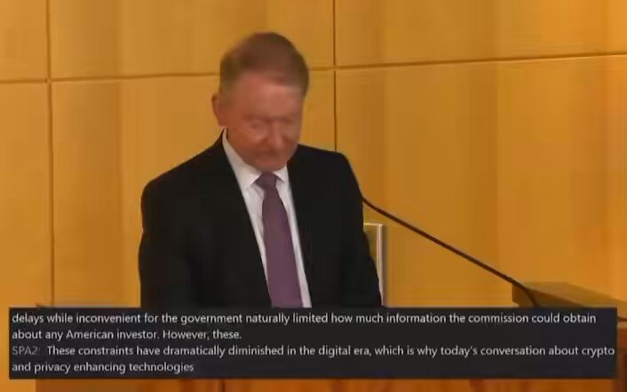 🇺🇸 SEC Chair Paul Atkins: “Public blockchains are more transparent than any legacy financial system ever built.” This is not a crypto talking point. This is the Chair of the SEC acknowledging that blockchain transparency surpasses traditional finance.