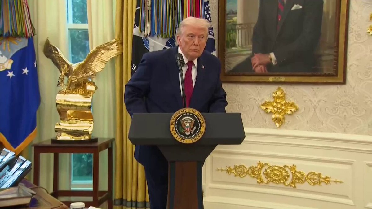 Trump on Ukraine: "They've already lost the territory to be honest. The territory is lost. But in terms of security guarantee, we're working with Europe on it."
