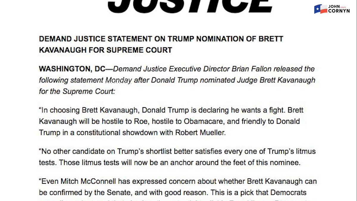 President Trump had a plan for the courts. John Cornyn helped execute it. While Democrats played politics, Cornyn stood for the Constitution, and Republicans held the line. This is how conservatives win for a generation.