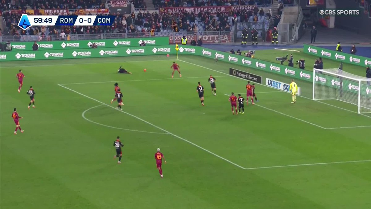 Wesley França makes it count and puts it home for Roma 🔥