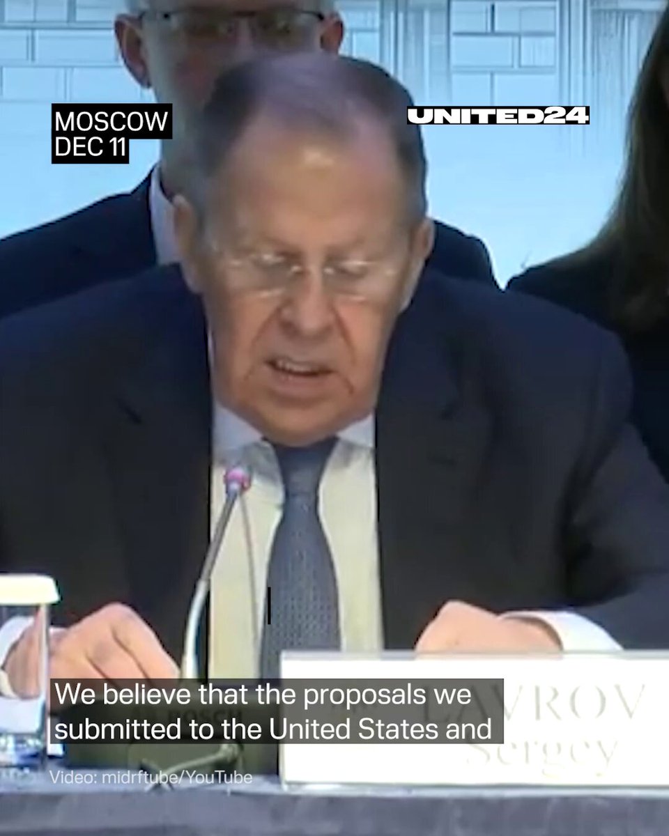 ⚡️ Russia is demanding NATO roll back to its 1997 borders. Moscow says its so called “security” demands go far beyond Ukraine and target all of Europe and NATO, Foreign Minister Sergei Lavrov said on December 11.