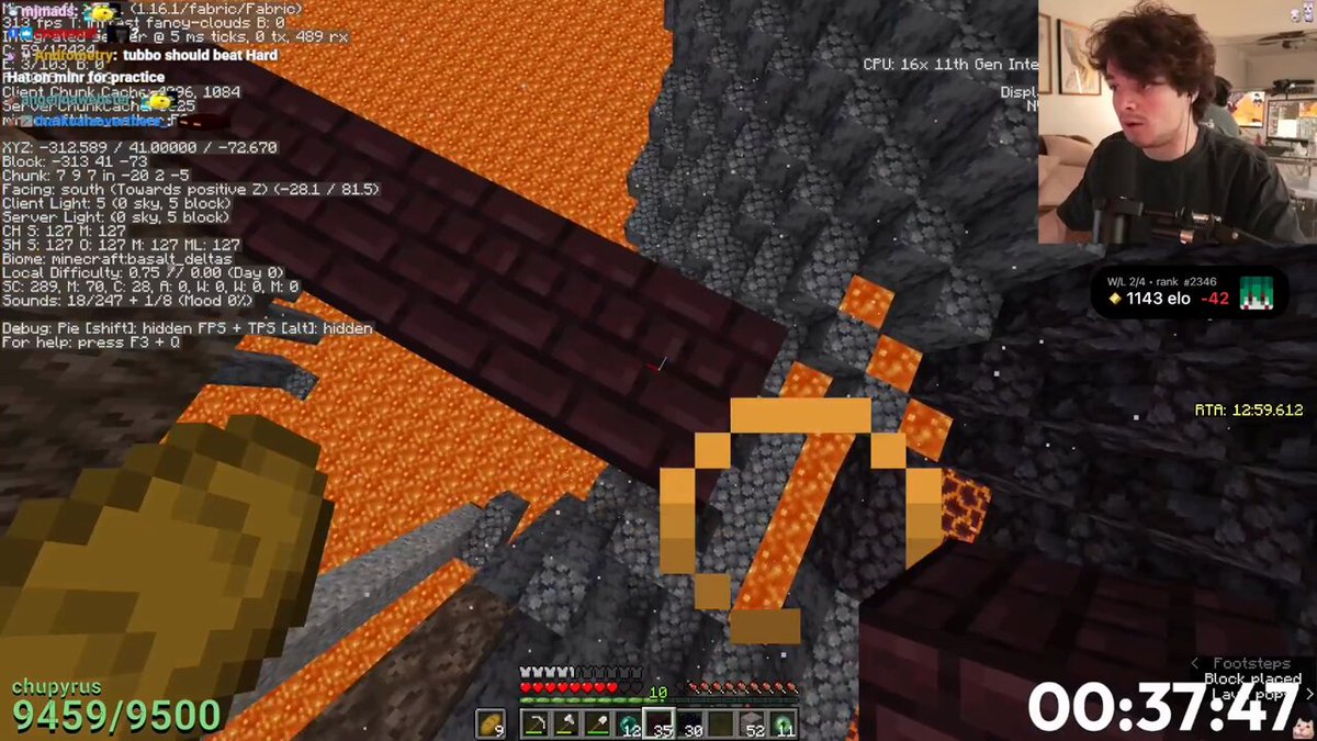 *opponent gets Eye Spy while he is building the portal* #TUBBO: no way, how are they ahead of me right now? ...probably because of what i just did there to be honest #TUBBO: *finishes portal* if there ever was a time for nav god-aaAAAAH AHHHH *spawns into the portal room*