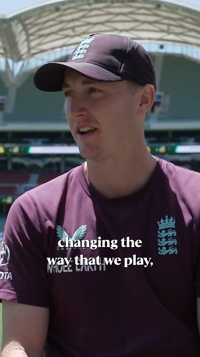"We’ve got four things we want to stick to, one of them is absorbing pressure." Harry Brook discusses the importance of England staying true to their principles for the Adelaide Test 👀