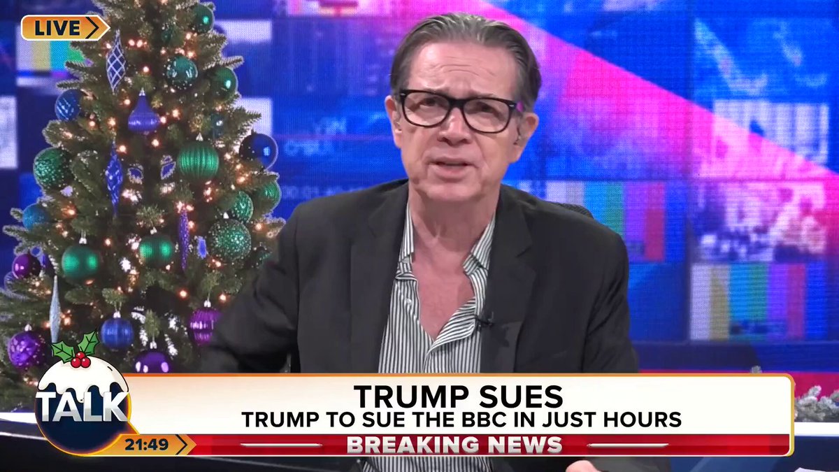 BREAKING: Donald Trump to sue the BBC in “just hours” for “$1 billion to $5 billion.” “This juvenile hope the BBC had that Trump would FORGET this is wrong. Trump will do it.” Kevin O'Sullivan