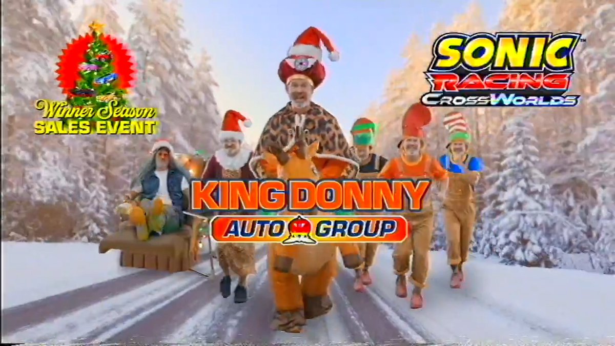 King Donny is back with...wait...Donny no...! Save big on Sonic Racing: CrossWorlds and make sure you don't come in last! Order Today: