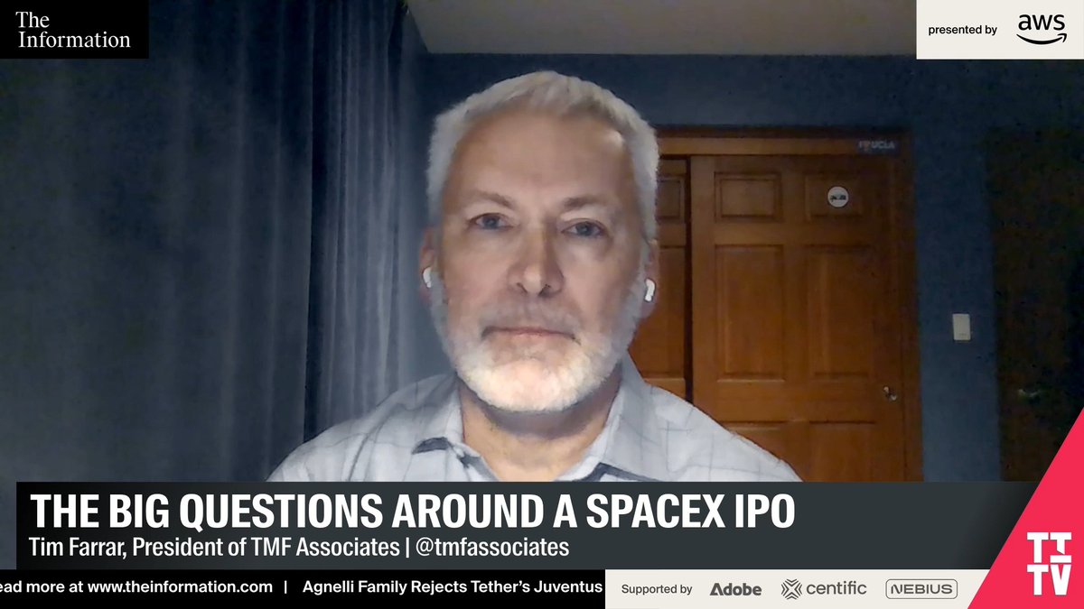SpaceX needs a "new story" for its IPO, according to Tim Farrar. "Everyone was saying… Starlink is going to generate enough revenue to take Elon Musk to Mars, and now we're suddenly talking about data centers instead... “I think that's indicative of the fact that SpaceX has missed its forecast for the last three years… they need a new story. And I think that's what data centers in space do for them." Full episode: