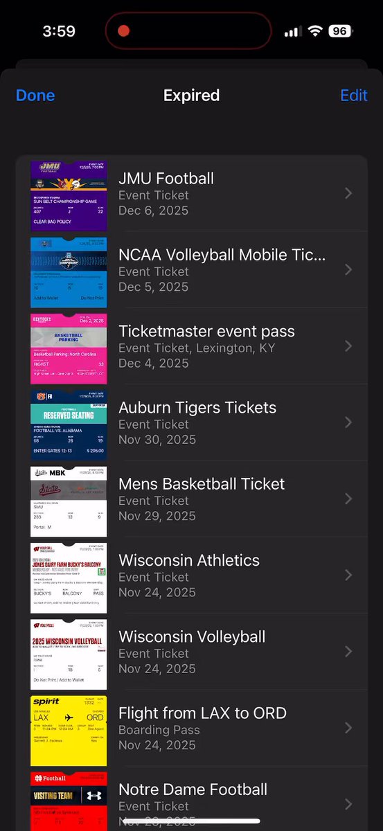 100 stadiums 100 days of expired passes