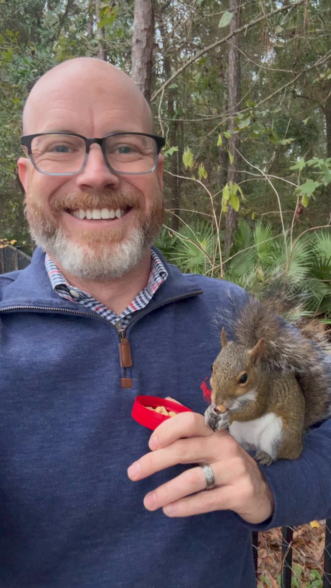 Look who came to visit today after being gone for five days!