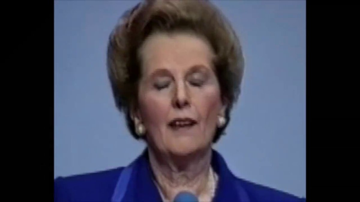 “You don't negotiate with someone who marches into another country, devastates it, killing whoever stands in his way. You get him out, you make him pay, and see that he is never in a position to do these things again.” The one, the only, Margaret Thatcher