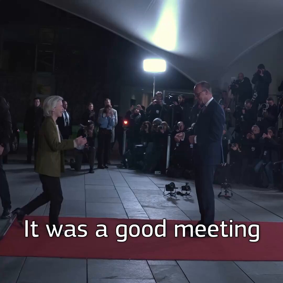 Good meeting in Berlin tonight. We are seeing real progress thanks to the alignment between Ukraine, Europe and the US. Ukrainians are bravely defending their independence every day. They deserve a peace worthy of their courage ↓