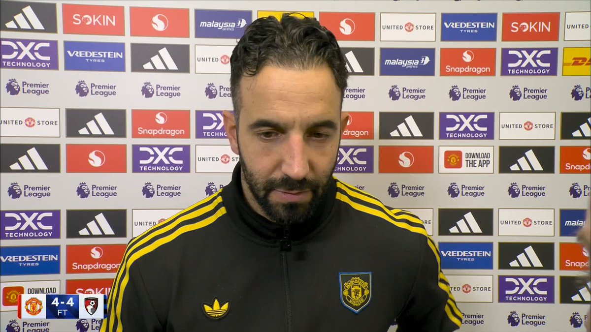 "A fun game for everyone at home" Ruben Amorim unpacks a rollercoaster 4-4 draw against Bournemouth 💬
