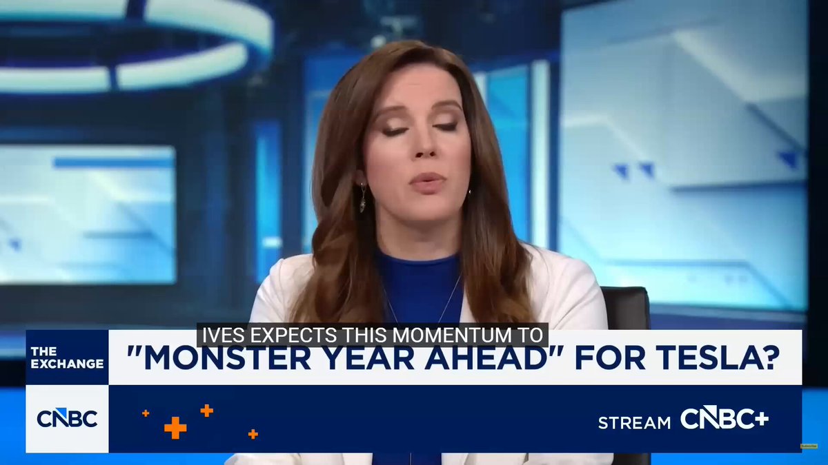 🚨🇺🇸 WEDBUSH ANALYST: TESLA HITTING $3 TRILLION MARKET CAP BY EARLY 2027 ON ROBOTAXIS AND AUTONOMOUS Wedbush Global Head of Technology Dan Ives predicted Tesla will reach a $2-3 trillion market cap within the next two years, declaring 2026 a "golden chapter" driven by robotaxis, autonomous driving, and Optimus robotics: "When it comes to physical AI, there is nothing better than NVIDIA and Tesla. This is going to be a golden chapter for Tesla. Robo taxis, cyber cabs, volume production, true autonomous. And robotics in terms of Optimus. That's why we're looking at two trillion, ultimately probably three trillion market cap by late 2026 or early 2027." Source: CNBC