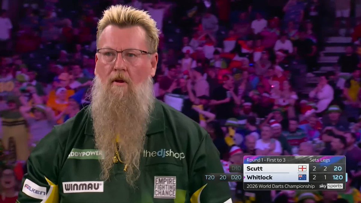 SCUTT WINS A DAY FIVE THRILLER! Connor Scutt survives a comeback scare from Simon Whitlock to reach the Second Round! 📺 #WCDarts | R1