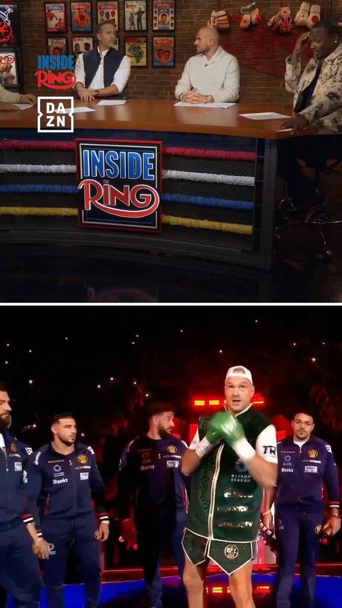What's your prediction for a possible fight between Tyson Fury and Anthony Joshua? LeSean McCoy makes his early pick 👀 #InsideTheRing | Latest episode available on DAZN