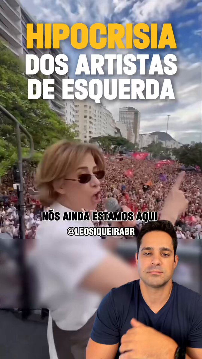 A incoerência dos artistas de esquerda é “invejável”…