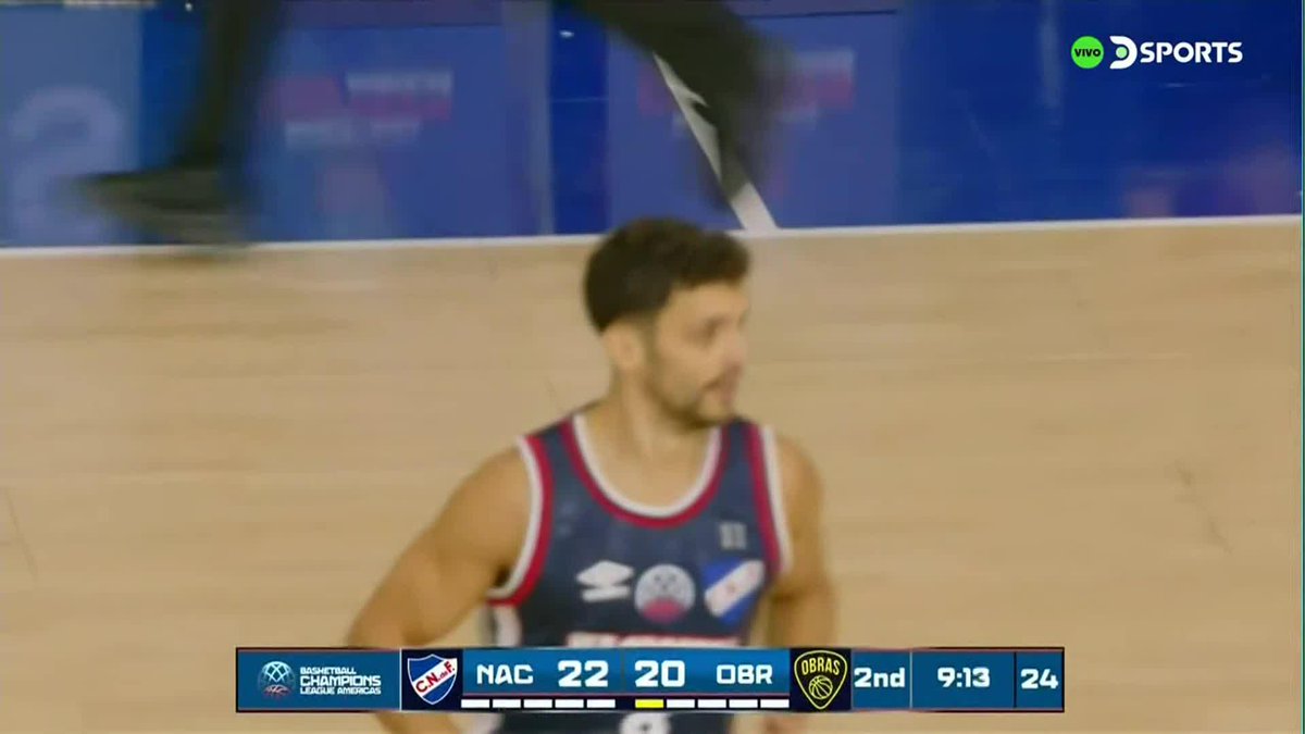📌 Bombazo de Marcos Cabot y Nacional se adelanta ante Obras. ➡️ Le está ganando 22-20 por la Champions League Americas. Transmisión en vivo de DSPORTS 📺