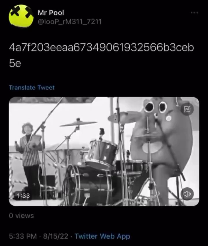 If “𝗝𝗕” has been “𝗝𝗮𝗽𝗮𝗻 𝗕𝗼𝗻𝗱𝘀” the whole time, then this Mr Pool “𝗜𝗠𝗣𝗘𝗡𝗗𝗜𝗡𝗚” post featuring the Japanese drummer “𝙉𝙮𝙖𝙣𝙜𝙤 𝙎𝙩𝙖𝙧” who was also in a YouTube video titled “𝙒𝙝𝙚𝙣 𝙮𝙤𝙪 𝙠𝙣𝙤𝙬 𝙞𝙩’𝙨 𝙮𝙤𝙪𝙧 𝙡𝙖𝙨𝙩 𝙘𝙝𝙖𝙣𝙘𝙚 𝙩𝙤 𝙪𝙨𝙚 𝙮𝙤𝙪𝙧 𝙥𝙖𝙮𝙘𝙝𝙚𝙘𝙠 𝙛𝙤𝙧 𝙢𝙤𝙧𝙚 𝙓𝙍𝙋” makes so much more sense. When JB dies, you have “4 days left to buy cheap”. Japan is more than likely raising interest rates on 𝟭𝟮/𝟭𝟵… 🤔