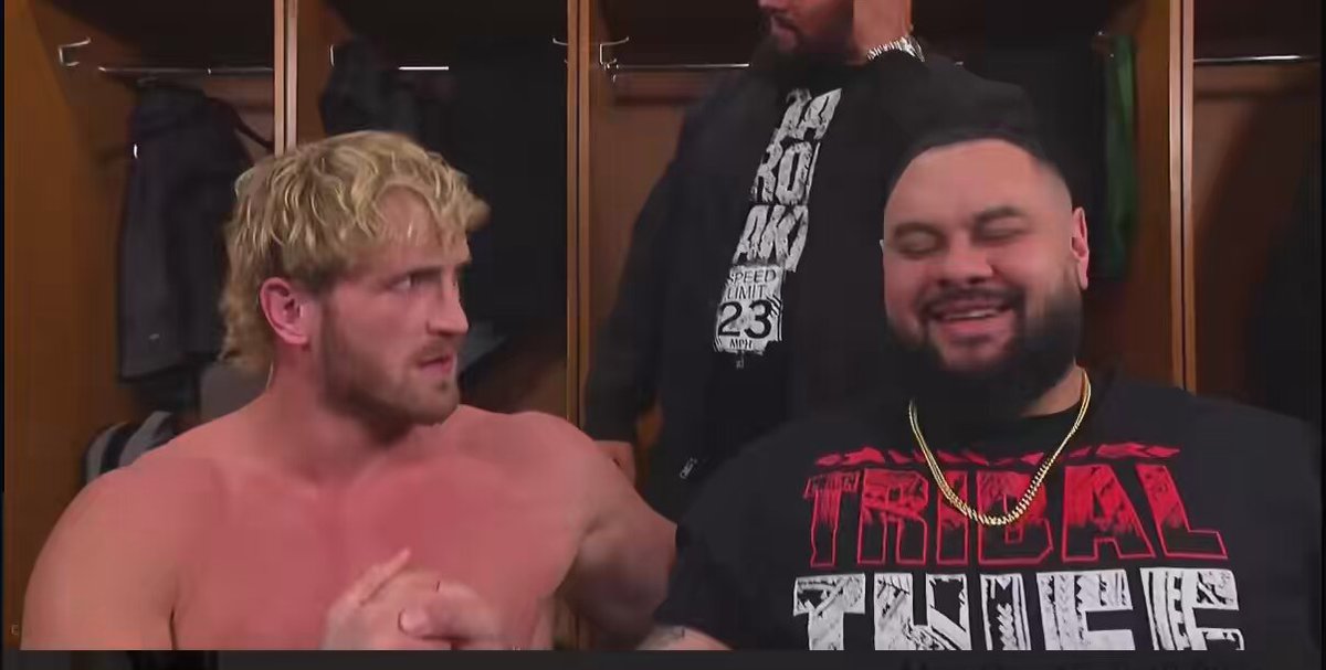 LOGAN PAUL SAYS THE MASKED MAN MIGHT SHOW UP TONIGHT 👀 #WWERAW