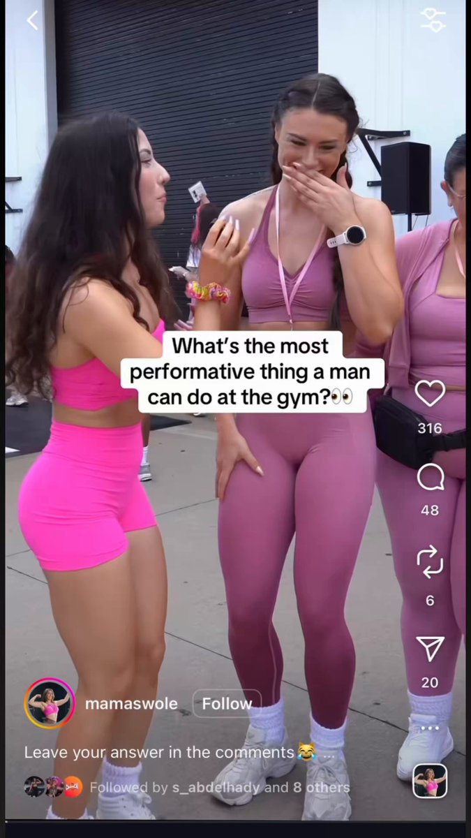 We don’t need this in the gym community and men are not “performing” for any of you! 😡