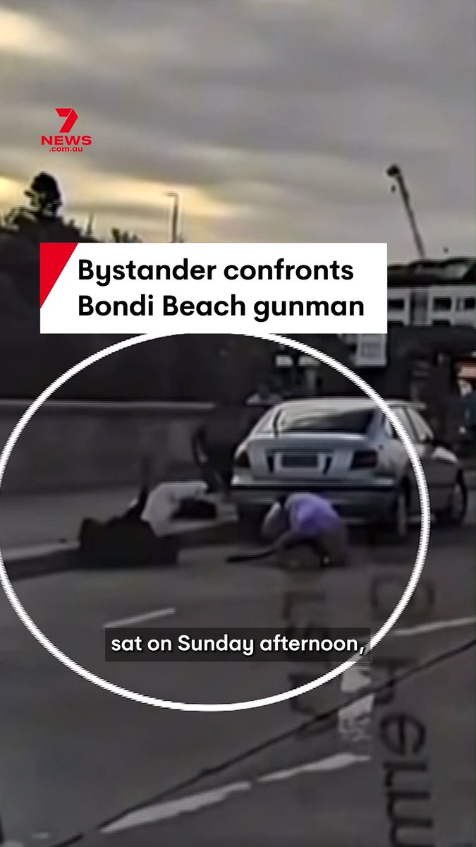 Newly surfaced dashcam video appears to show a bystander, who was later shot, attempting to disarm one of the alleged Bondi Beach attackers moments before he reached the footbridge during Sunday evening's terror attack. If you need help in a crisis, call Lifeline on 13 11 14. For further information about depression, contact beyondblue on 1300 224 636 or talk to your GP, local health professional, or someone you trust.