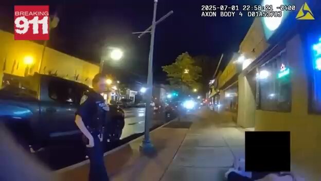 Connecticut police officer charged with assault after bodycam footage shows him throw 18 punches at man loitering