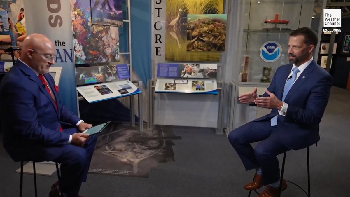 EXCLUSIVE: Meteorologist Jim Cantore sits down with NOAA Administrator Dr. Neil Jacobs to discuss the future of weather forecasting. Watch the full conversation Thursday on The Weather Channel.