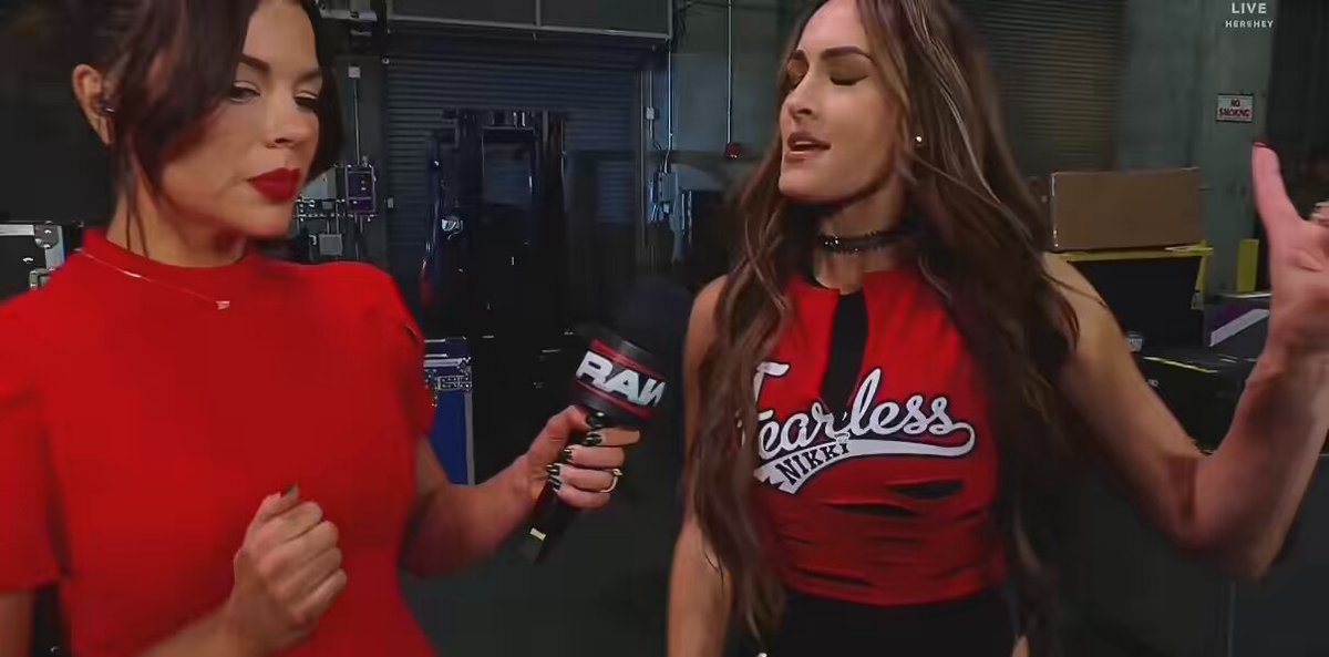 “IM A LEGEND IN THIS BUSINESS, STEPHANIE AND RAQUEL SHOULD BE SHINNING BY BOOTS” - Nikki Bella #WWERAW