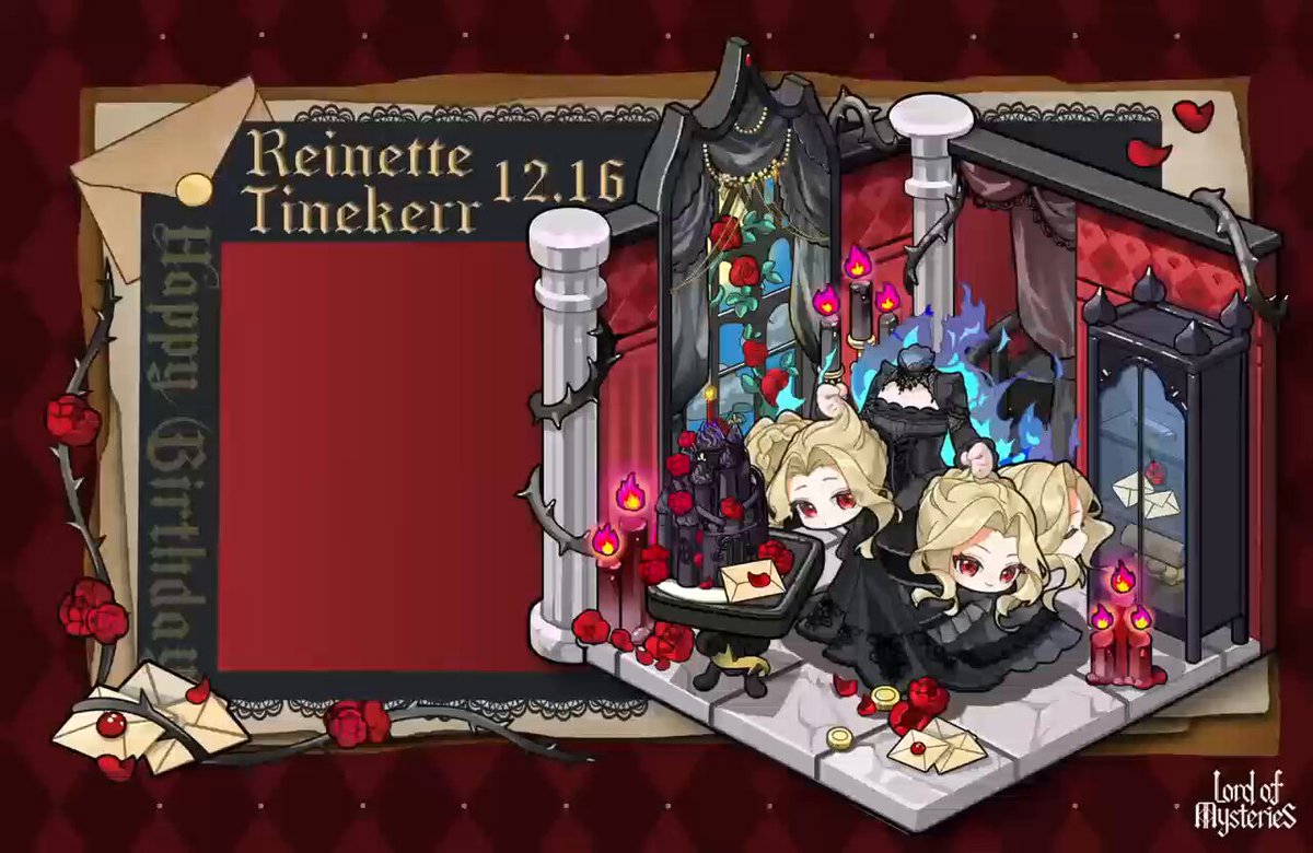Hi...do you...need...a messenger? Happy birthday, Reinette Tinekerr! #LordOfMysteries #LoM #诡秘之主 #ReinetteTinekerr