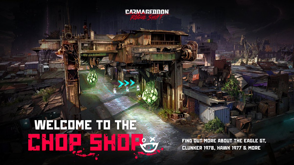— WELCOME TO THE CHOP SHOP — To survive Carmageddon, you’ll need to know the tools of the trade like the back of your hand. Start prepping: