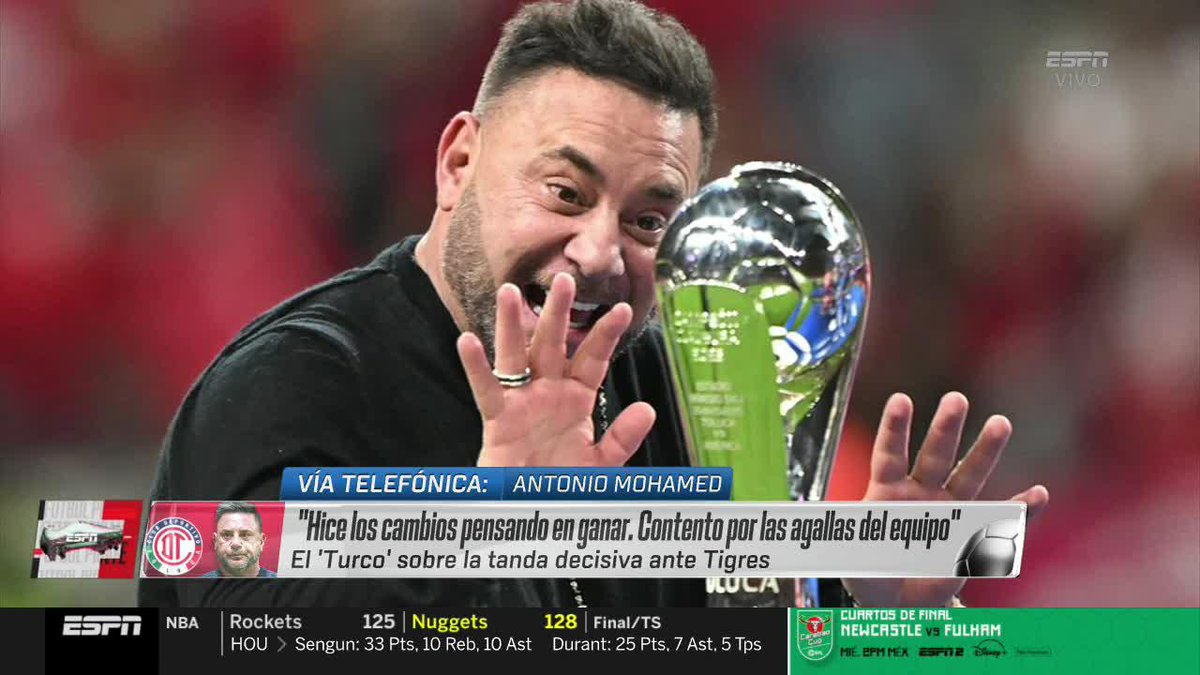 "Cuando le atajan el penal a Correa y Alexis va caminando, yo sabía que ganábamos" 🏆 El Turco Mohamed sabía que Toluca sería campeón con el penal de Vega 🔥