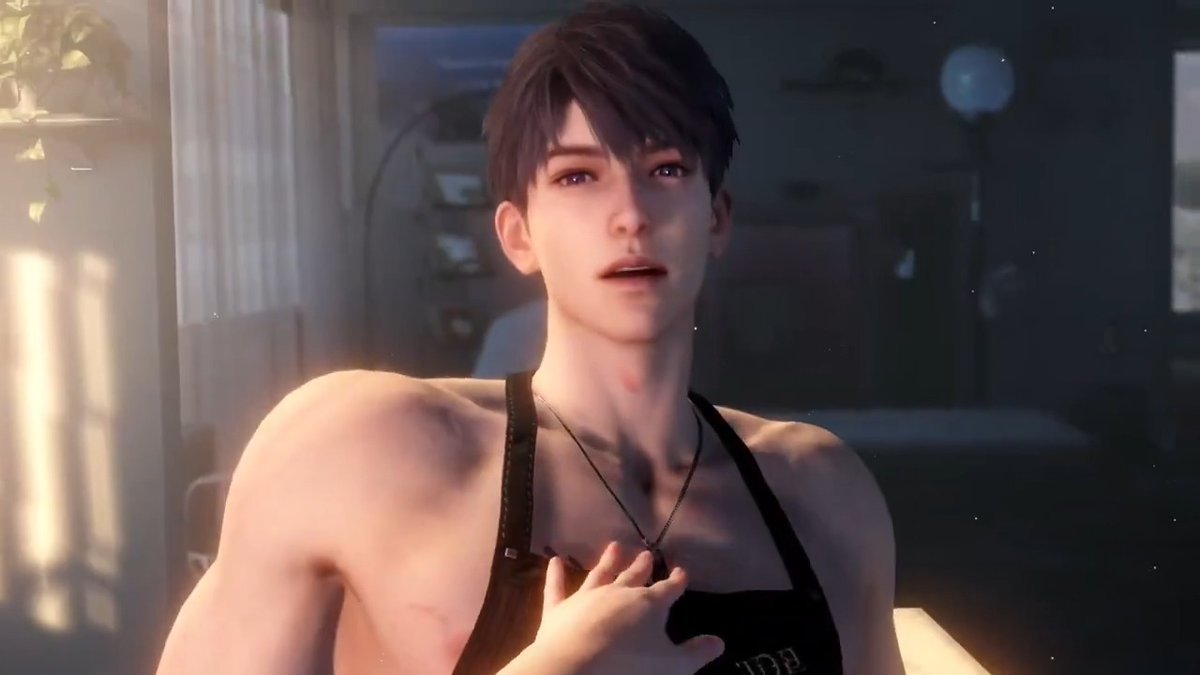 All scenes where you can see Caleb's bite marks and hickies, and then Caleb untying the apron...this card is INSANE LOL #LoveandDeepspace