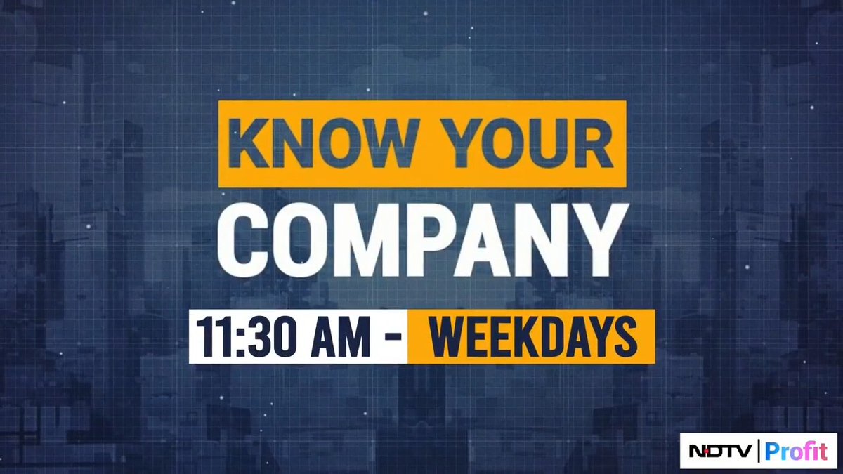 Do you really know the company you invest in? Looking for a more in-depth analysis? Tune in to 'Know Your Company', presented by Sharad Dubey, Monday to Friday at 11:30 am!