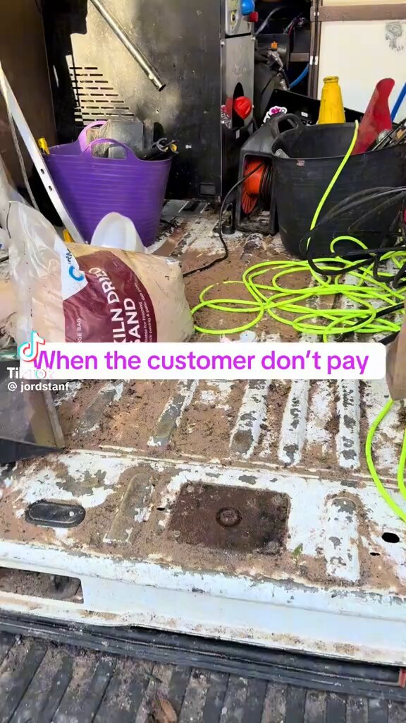 When you’re working on a customer’s roof and they decide they aren’t going to pay you after you’ve already done most of the work! 👇👇