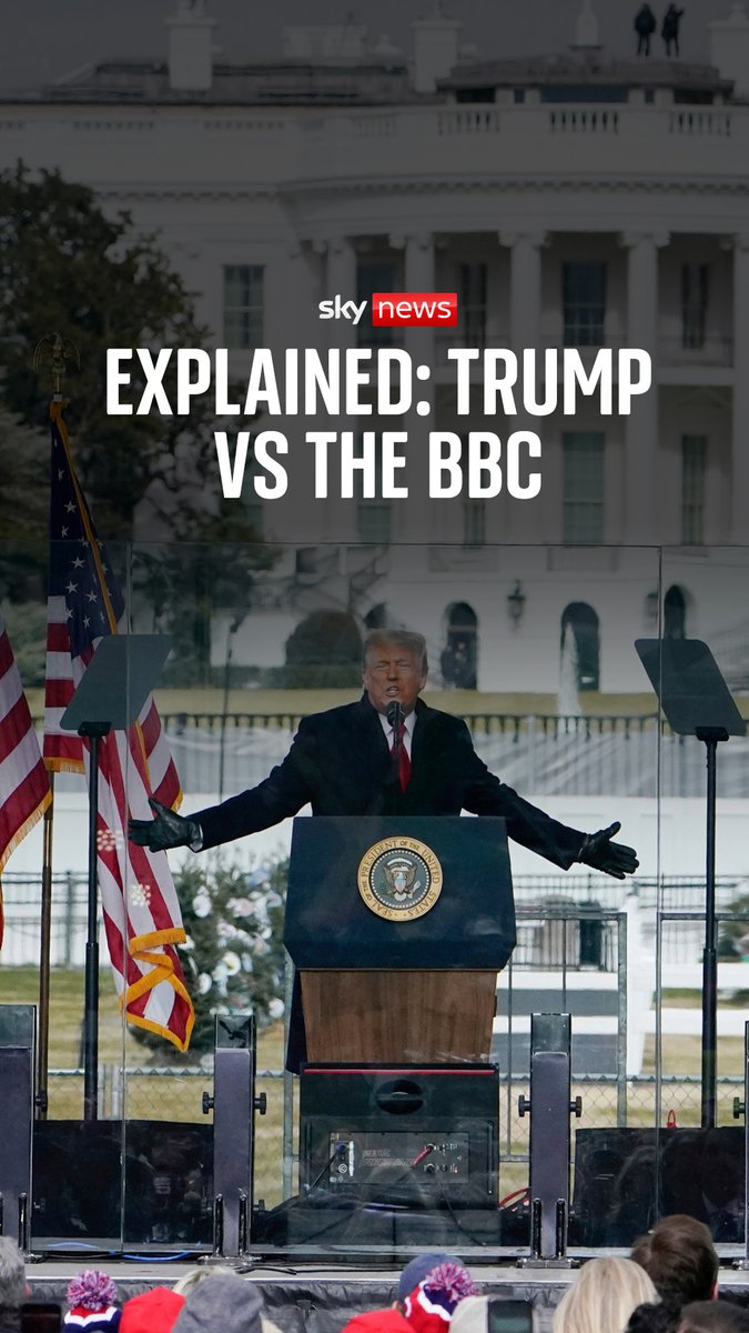 Donald Trump is suing the BBC for $10bn over a Panorama edit. The BBC continues to disagree that there is a basis for a defamation claim by the US president. 🔗 Read more: