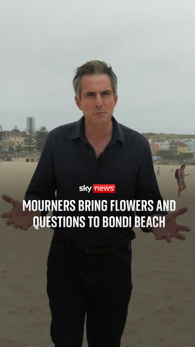 Sky's @JonathanSamuels reports from the scene of one of Australia's worst shootings. Questions about gun ownership and antisemitism are being asked in Australia following an attack by two gunmen on Bondi Beach. 🔗