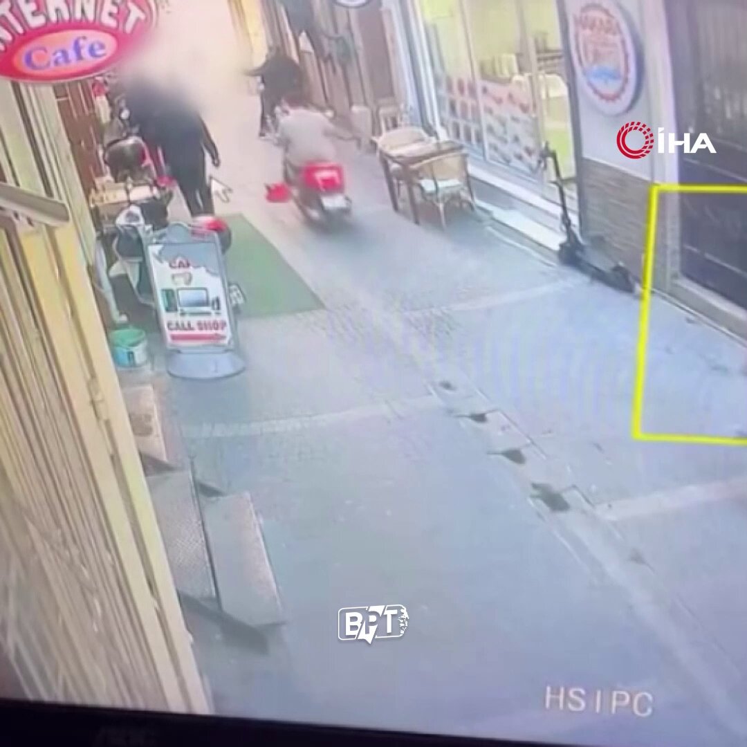 Aydın’da iki çocuk, bir esnafa ait elektrikli scooter’ı çaldı.