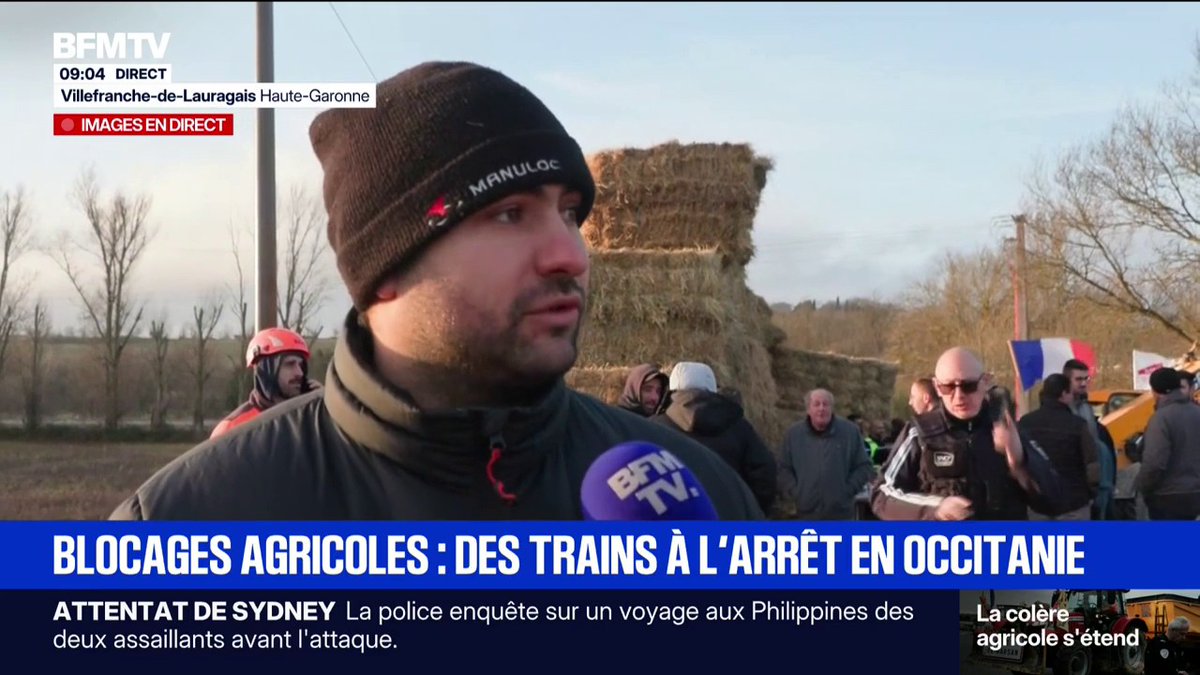 💬 "C'est aberrant et inutile" Des agriculteurs bloquent une voie ferrée en Haute-Garonne pour protester contre les abattages systématiques en cas de dermatose nodulaire