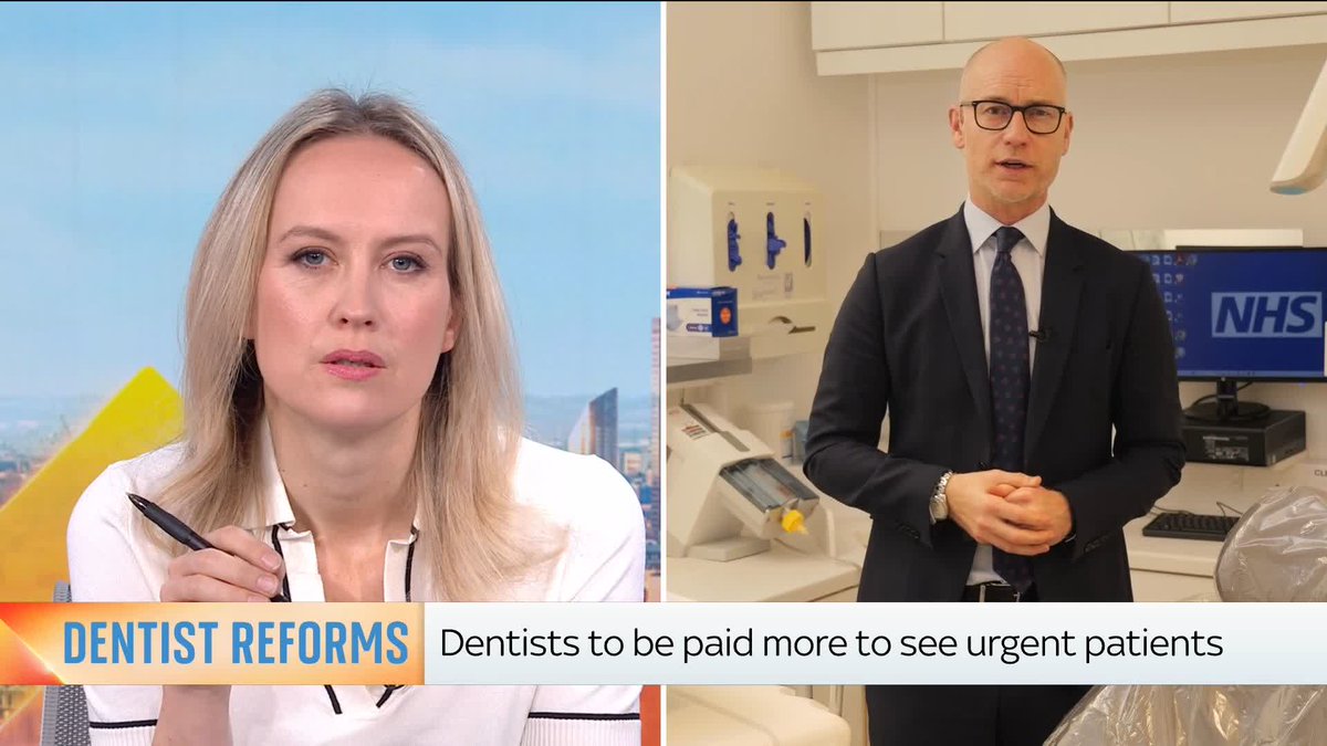 🗣️ 'Would you urge dentists to take on more cases based on need rather than money, e.g. teeth whitening? - Sophy Ridge 🗣️ 'I would absolutely urge them to do that... we have got to make sure they are incentivised to do that' - Stephen Kinnock