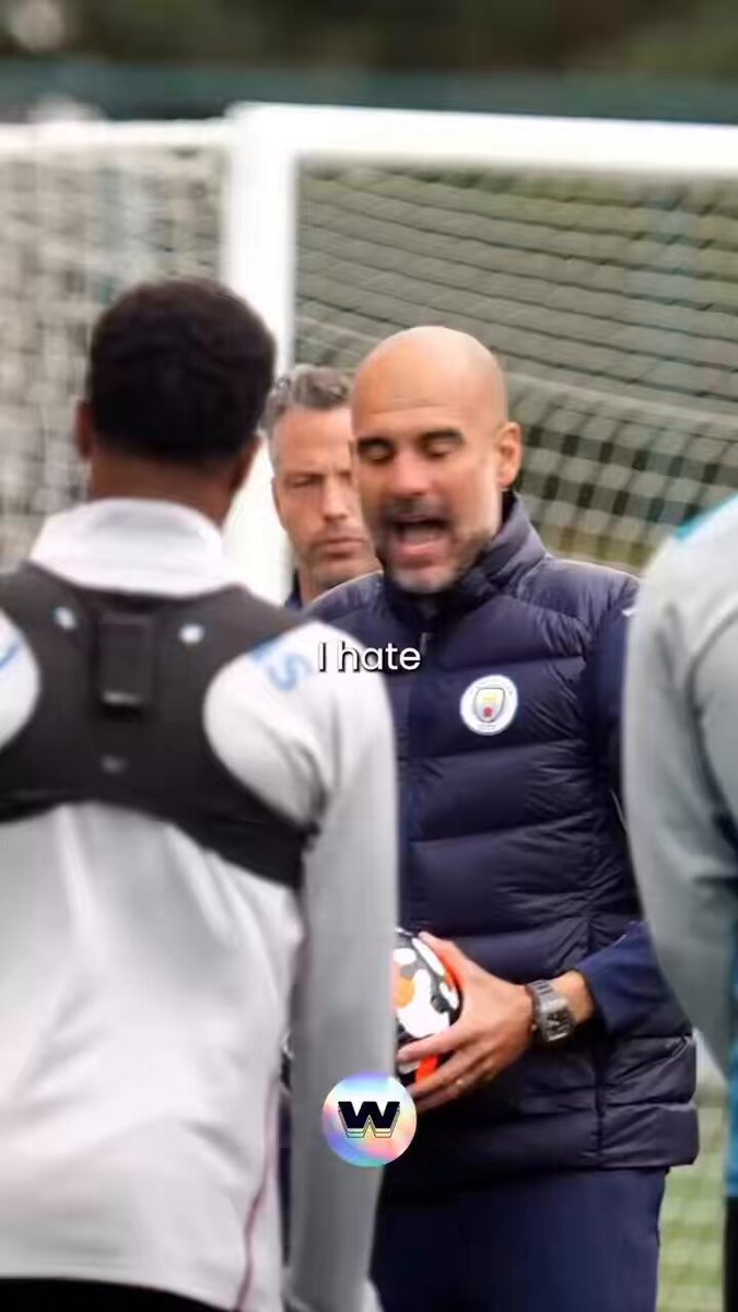 Pep Guardiola:🗣️ „I hate the most when you don’t want the ball.”